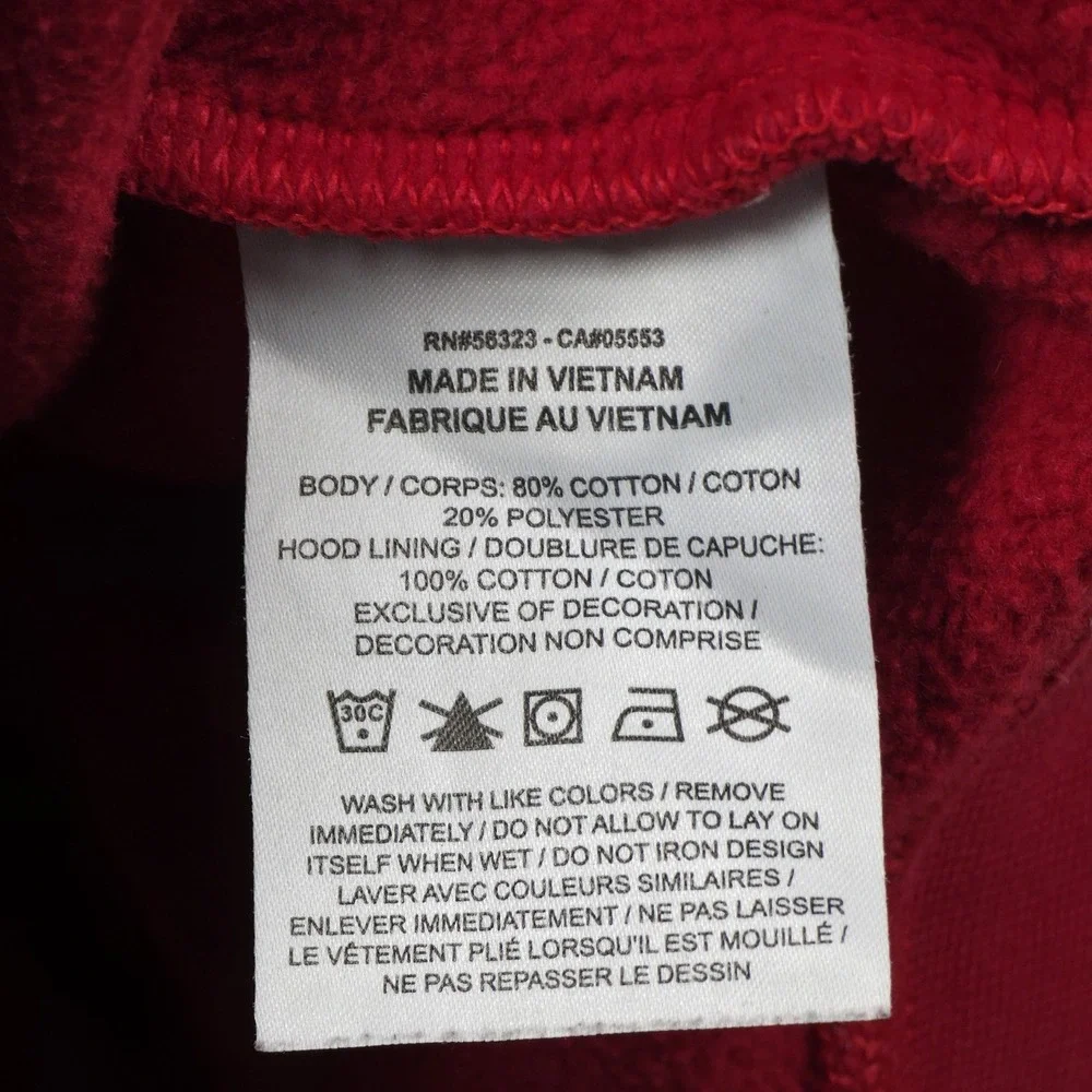 Jordan Essential Fleece Hoodie Mens‎ Medium Gym Red Jumpman Pullover FJ7774-687